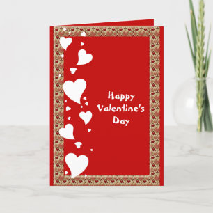 Voor zijn Valentijnsdag hoort Red Romantic op maat Feestdagen Kaart