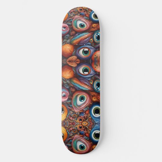 Voor zover de ogen kunnen zien skateboard (Voorkant)