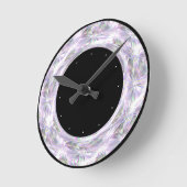  voor zwart-wit en diamant ronde klok (Hoek)