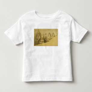 Vooraanzicht van de Grote Temperatuur boven Simbel Kinder Shirts
