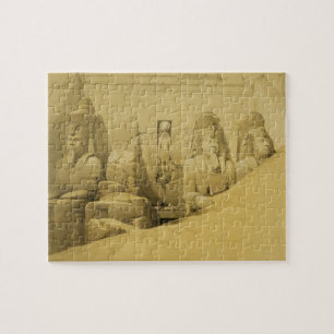 Vooraanzicht van de Grote Temperatuur boven Simbel Legpuzzel