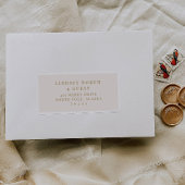 Vooraf geadresseerde Bruiloft Gast Mailing Label S