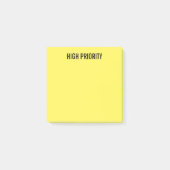 Vooraf gelabeld High Priority Yellow Post-it® Notes (Voorkant)