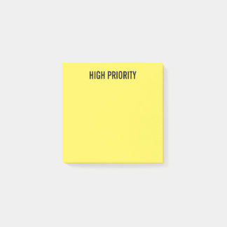 Vooraf gelabeld High Priority Yellow Post-it® Notes