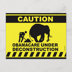 Vooraf gericht Briefkaart op Donald Trump Healthca