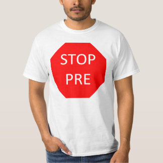 Vooraf stoppen t-shirt