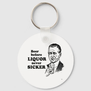 VOORAFGAAND AAN DE LIQUOR SLEUTELHANGER