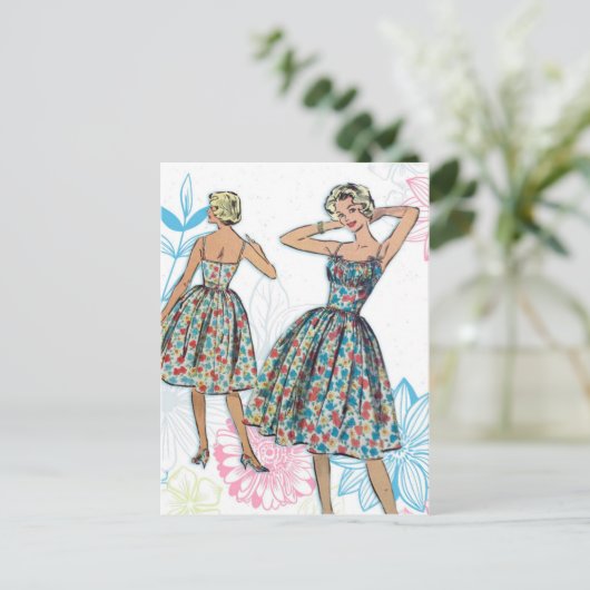 Voorafgaande Mode Briefkaart (Staand voorkant)