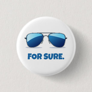 Vooral Macron Aviator Zonnebril Grappig Ronde Button 3,2 Cm