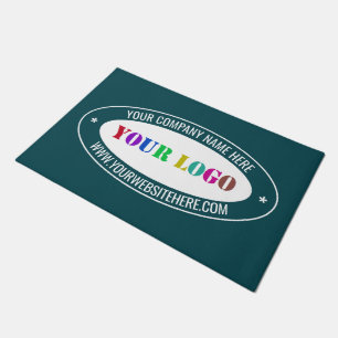Voorbeeld Business Logo en Text Kantoor Doormat Deurmat