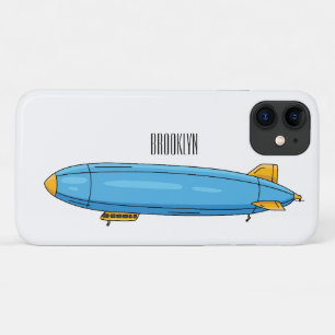 Voorbeeld cartoon van het luchtschip iPhone 11 hoesje