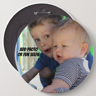 Voorbeeld COLOSSAL 6 inch Photo Pins Ronde Button 6,0 Cm