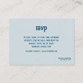 Voorbeeld klassieke paarse donkerblauwe QR-code RS Informatiekaartje (Achterkant)