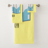 Voorbeeld melkcartoon bad handdoek (Insitu)