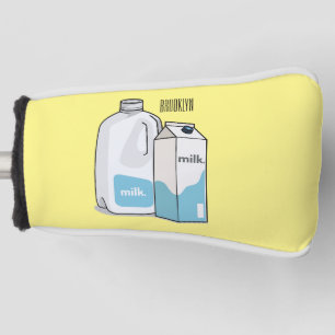 Voorbeeld melkcartoon golfheadcover