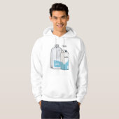 Voorbeeld melkcartoon hoodie (Voorkant volledig)