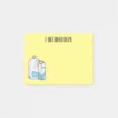 Voorbeeld melkcartoon post-it® notes (Voorkant)