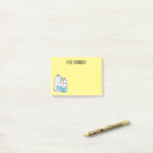 Voorbeeld melkcartoon post-it® notes (Op bureau)