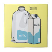 Voorbeeld melkcartoon tegeltje (Voorkant)