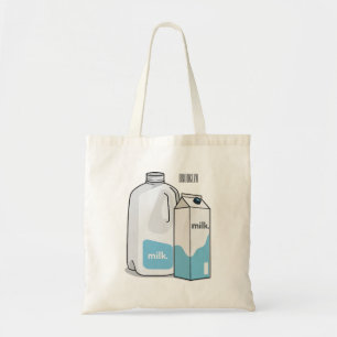 Voorbeeld melkcartoon tote bag