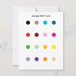 Voorbeeld RSVP-kaart RSVP Kaartje