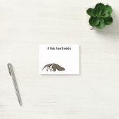 Voorbeeld van anteater happy cartoon post-it® notes (Kantoor)