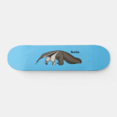 Voorbeeld van anteater happy cartoon skateboard (Horizontaal)