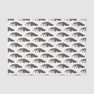 Voorbeeld van anteater happy cartoon tissuepapier