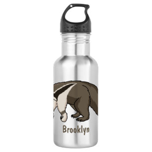 Voorbeeld van anteater happy cartoon waterfles