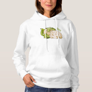 Voorbeeld van cartoon met bloemkool hoodie