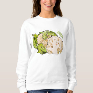 Voorbeeld van cartoon met bloemkool trui