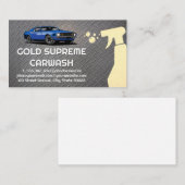 Voorbeeld van de auto | Bodemspuit | Carwash Visitekaartje (Voorkant / Achterkant)