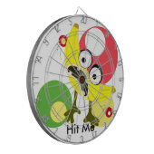 Voorbeeld van de bananenmonster dartbord (Voorkant Links)