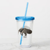 Voorbeeld van de cartoon acryl drinkbeker (Achterkant)