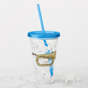 Voorbeeld van de cartoon acryl drinkbeker