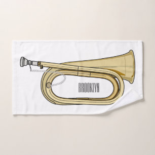 Voorbeeld van de cartoon bad handdoek