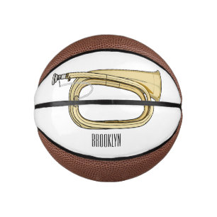 Voorbeeld van de cartoon basketbal