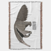 Voorbeeld van de cartoon deken (Voorkant Verticaal)