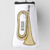 Voorbeeld van de cartoon golfheadcover (Draai 90)