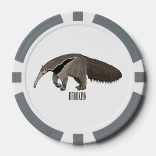 Voorbeeld van de cartoon poker chips