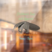 Voorbeeld van de cartoon raamsticker (Vel 2)