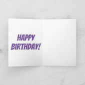 Voorbeeld van de cartoon van de grote witte haai kaart (Binnen)