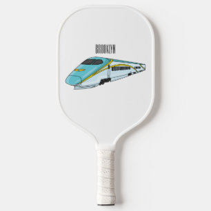 Voorbeeld van de cartoon van de hogesnelheidslijn pickleball paddle
