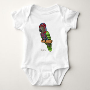 Voorbeeld van de cartoon van de paardenvogel romper