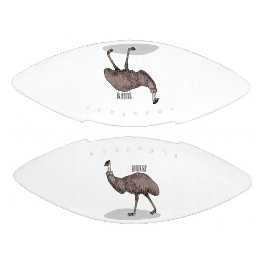 Voorbeeld van de cartoon van Emu American Football (Panelen)