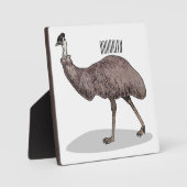 Voorbeeld van de cartoon van Emu Fotoplaat (Voorkant)