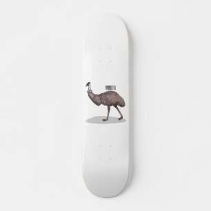 Voorbeeld van de cartoon van Emu Skateboard