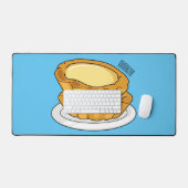 Voorbeeld van de cartoon van het eiertart bureaumat (Keyboard & Muis)