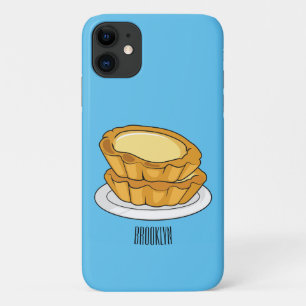 Voorbeeld van de cartoon van het eiertart iPhone 11 hoesje