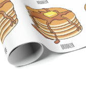 Voorbeeld van de cartoon van Pancake Cadeaupapier (Rol Hoek)